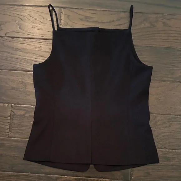 STAUD Una Top / Vest • Size S • Black • NWT (Extra Button Included) - Picture 8 of 10